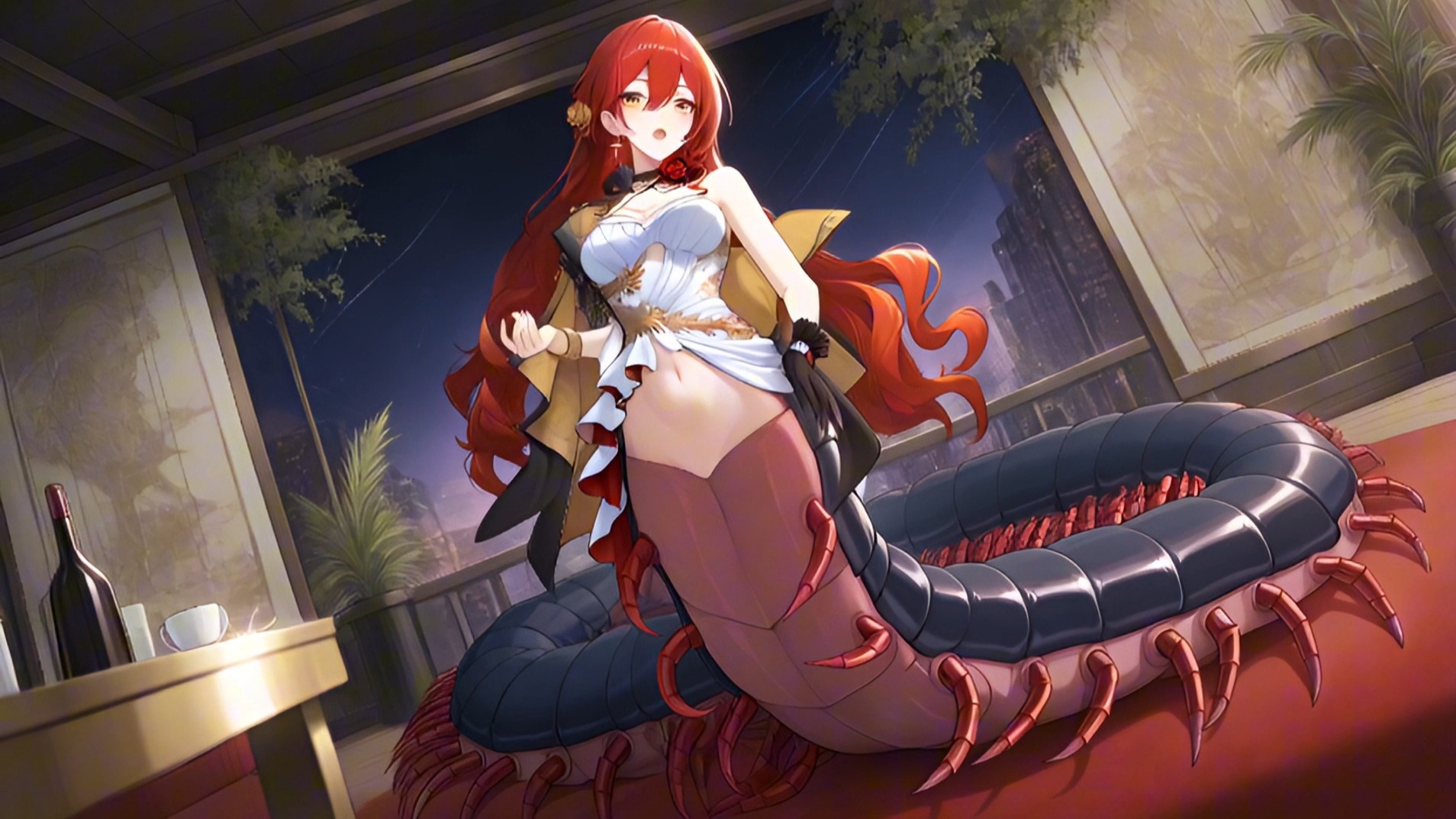 姬子变成了蜈蚣娘