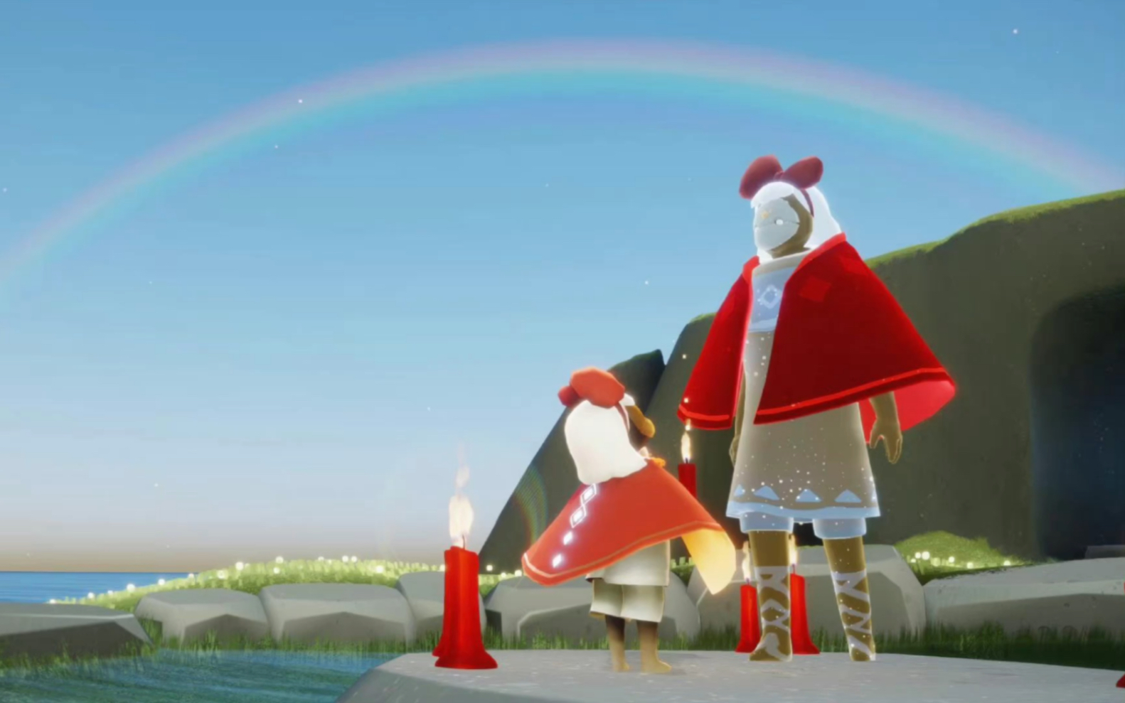 【光遇】蝴蝶结·红金斗篷·礼花·复刻先祖位置/位置云野·蝴蝶平原