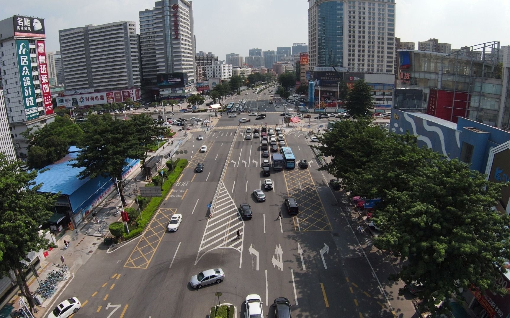 东莞南城鸿福路口fpv航拍