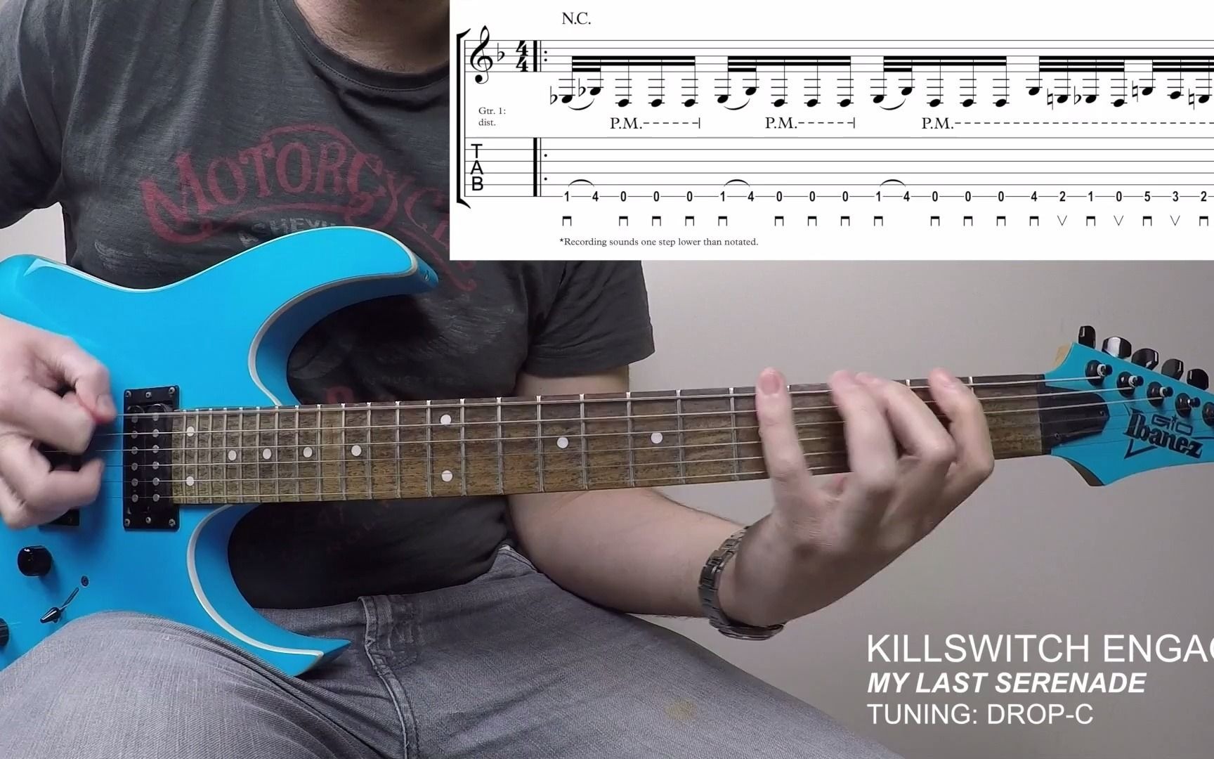 [图]教学 Killswitch Engage - My Last Serenade Riff