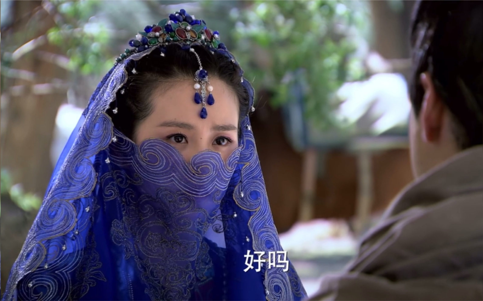 犹抱琵琶半遮面古装面纱美女哪一个是你的心头好呢