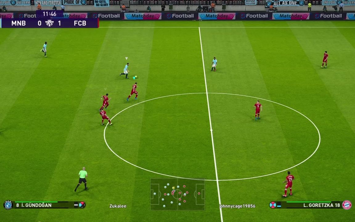 【ps4】【实况足球pes2021】3比0胜曼城