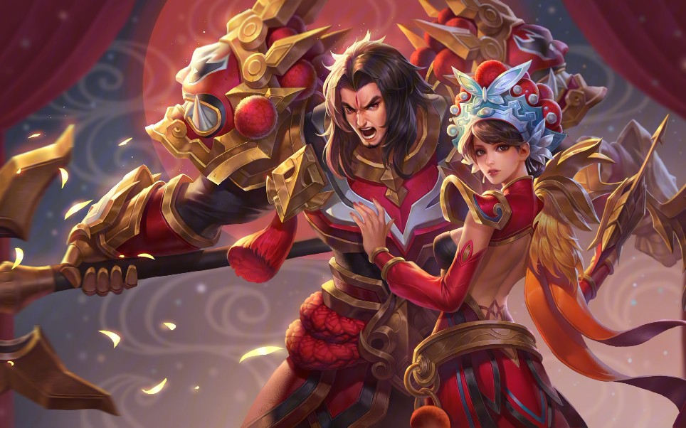 【王者荣耀】项羽&虞姬-霸王别姬 皮肤bgm