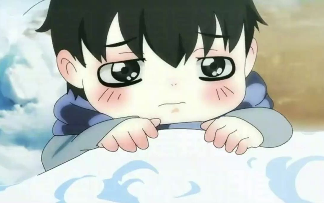 动漫:小男孩在堆雪,他想拯救自己的爸爸妈妈,不想失去他们.