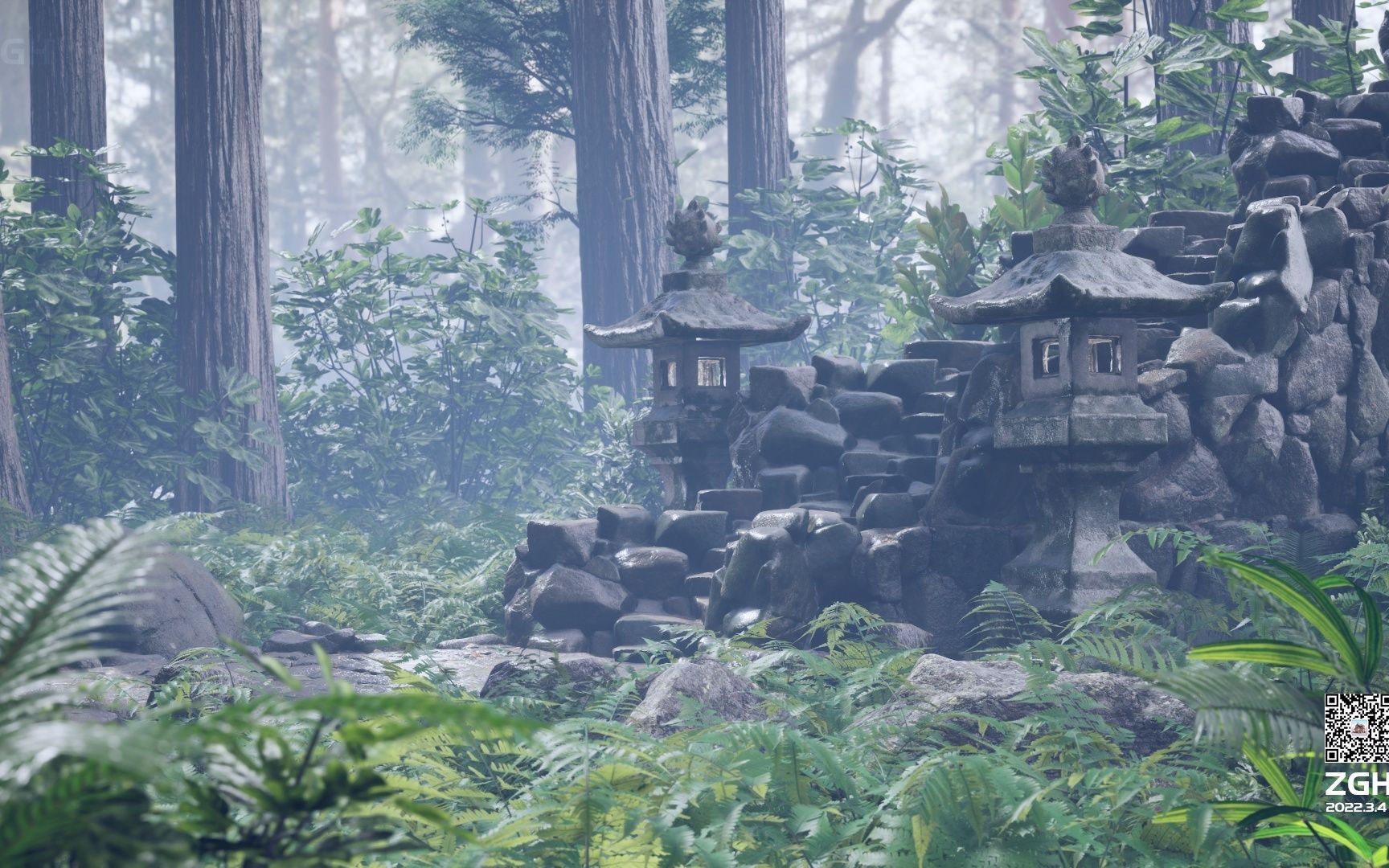 ue4春天森林场景练习