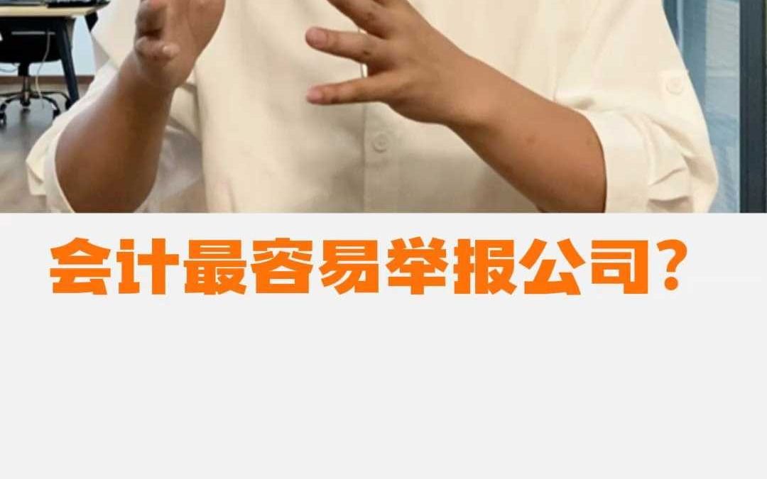 会计最容易举报公司?哔哩哔哩bilibili