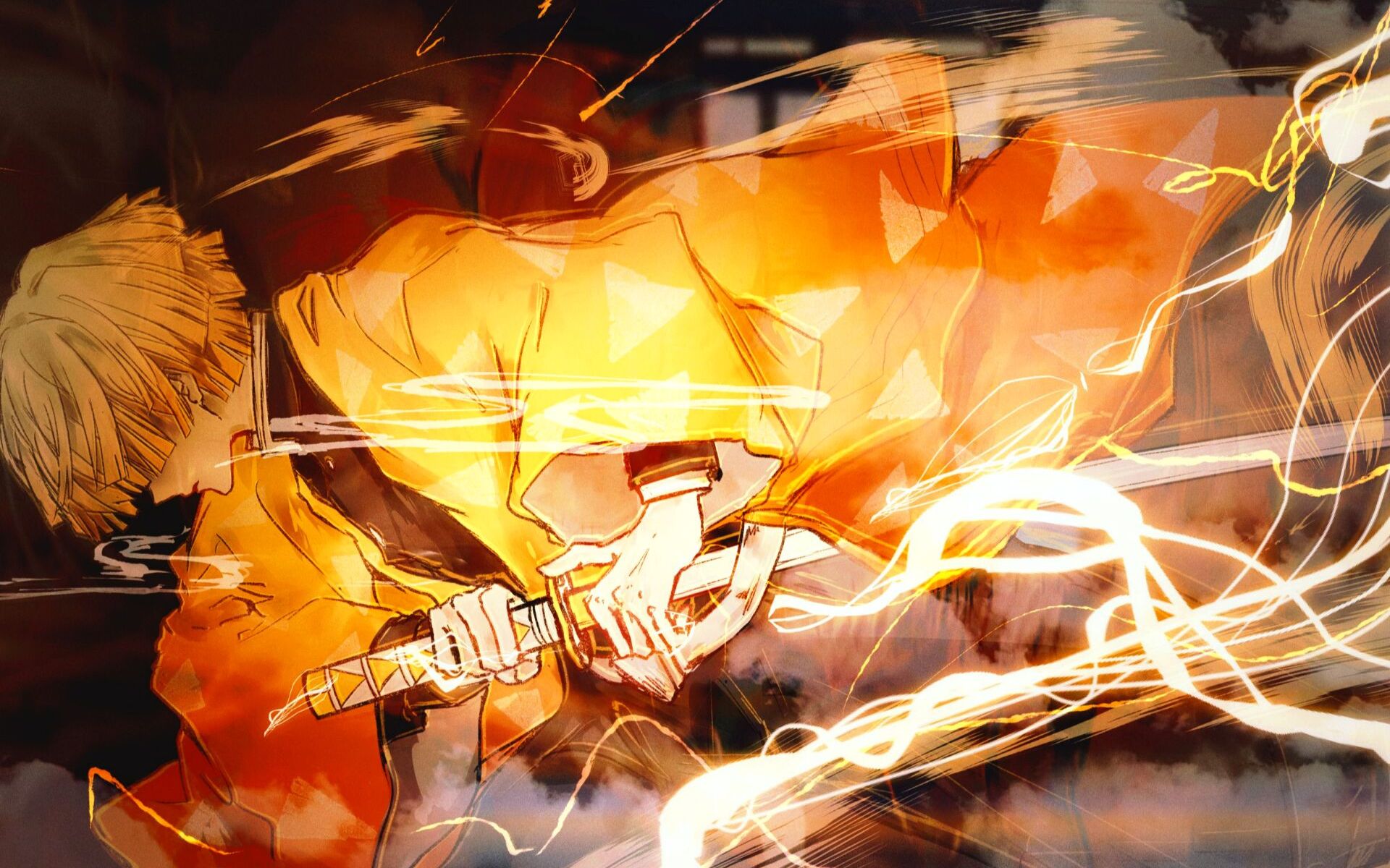 【鬼灭之刃/love is gone】雷之呼吸,这一击杀掉你搓搓有余