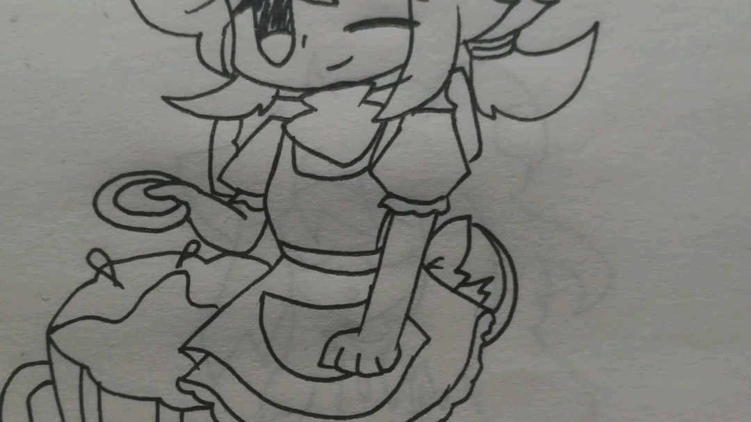 米雪儿猫和老鼠绘画 哈哈,不好看,对不起哈