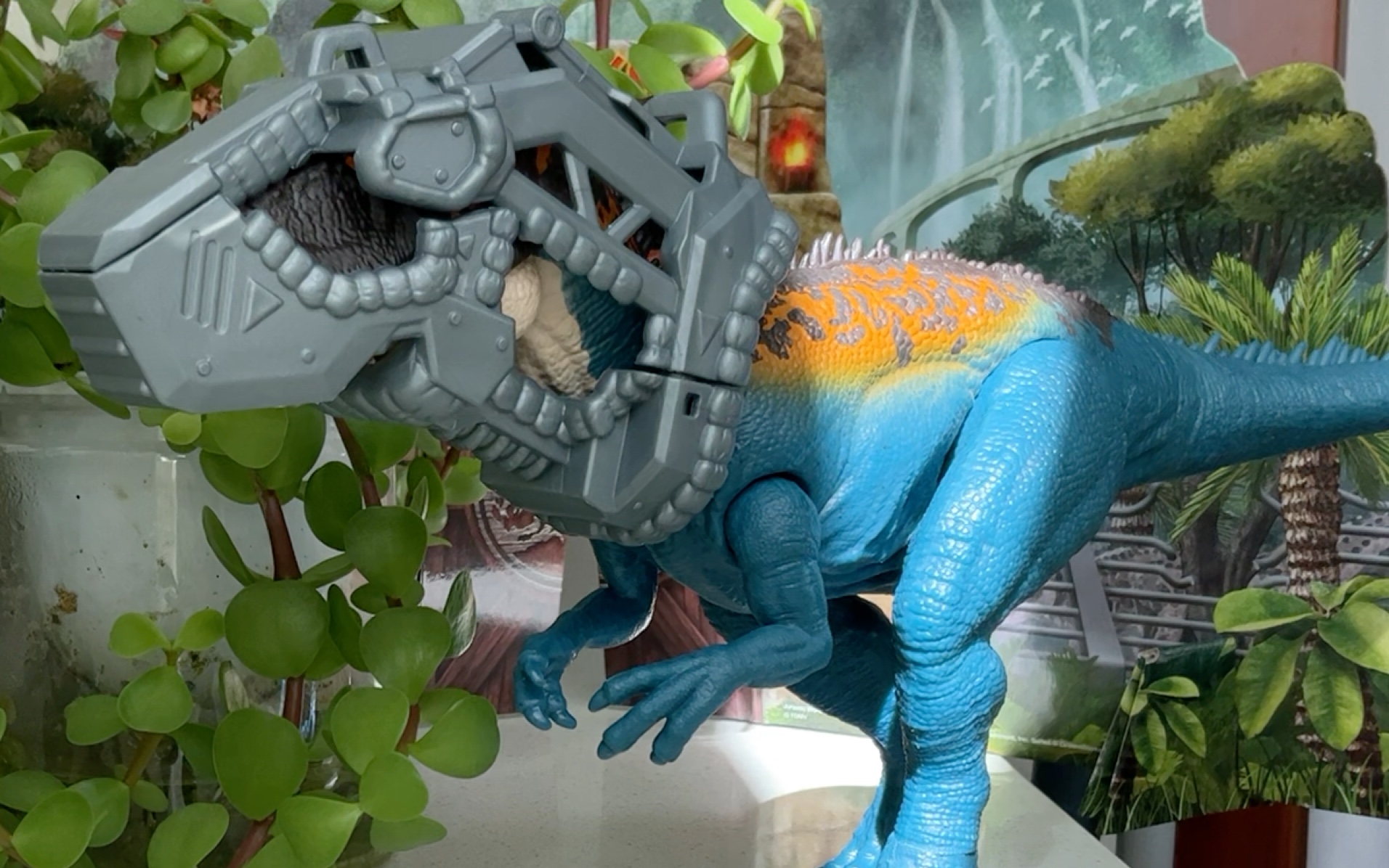 美泰侏罗纪世界逃脱鲨齿龙