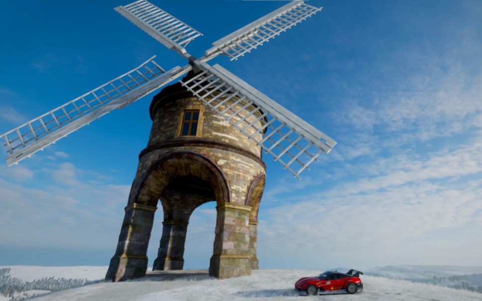 在地平线4下架之前,再来飞跃一次百老汇风车吧_网络游戏热门视频