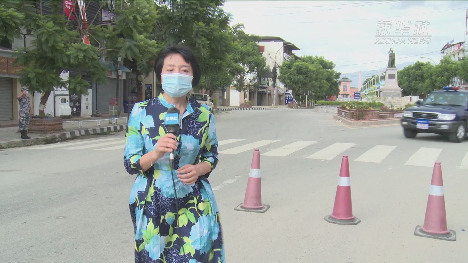 [图]解封不到一个月 尼泊尔首都加德满都重回封锁