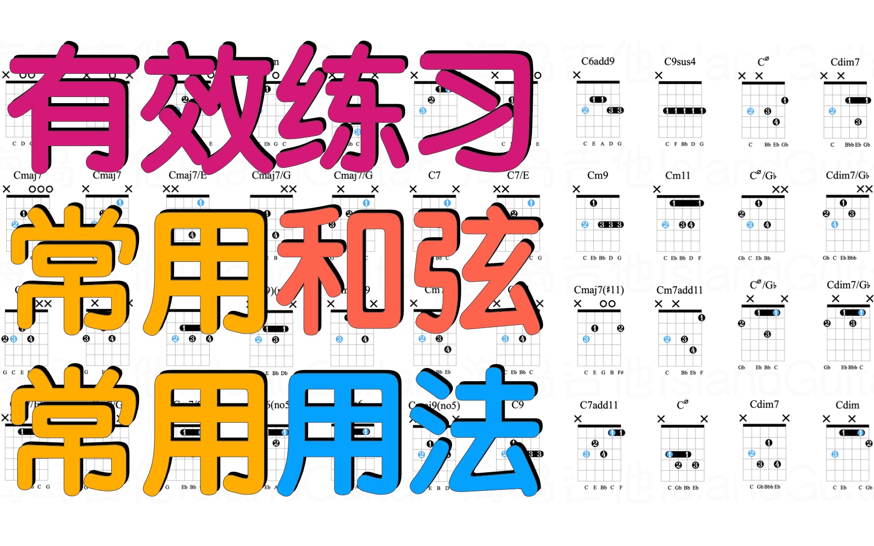 吉他和弦怎么按,怎么用,最有效的练习方式你来试试看!哔哩哔哩bilibili