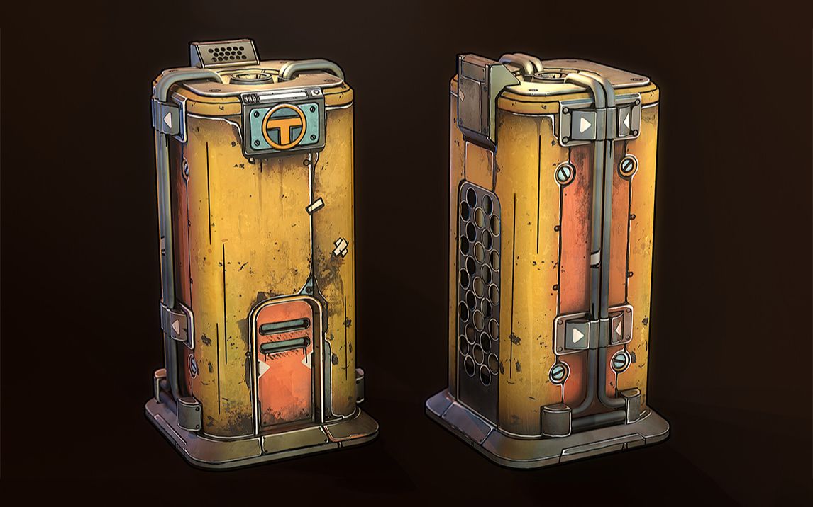 maya/substance painter-次世代道具场景模型全流程教程.