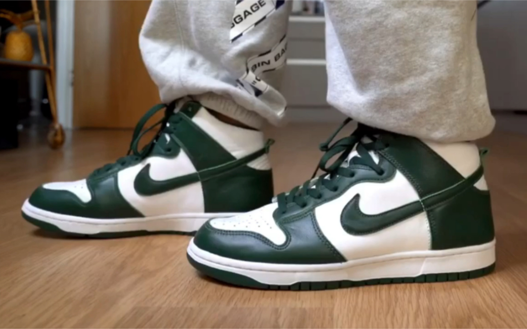 dunkhigh白绿实物上脚酷似og配色你买不买呢