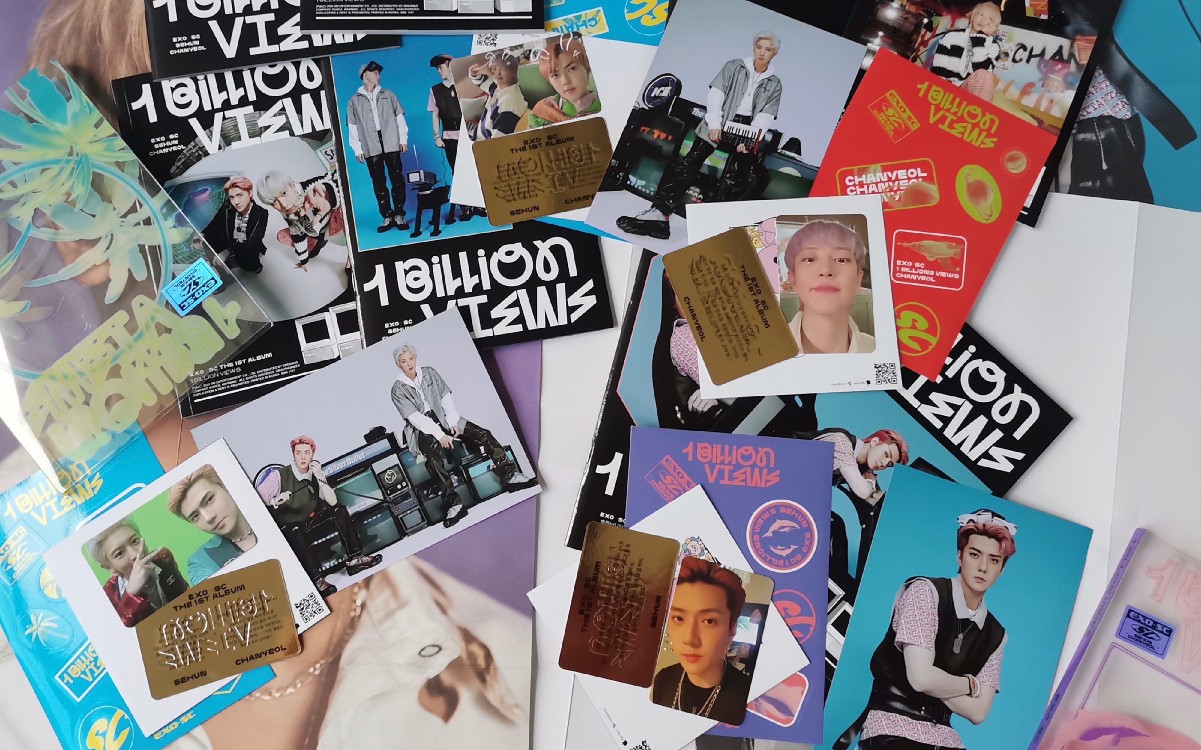 【开箱系列 #06】exo sc正规一辑专辑开箱|爱丽日常_哔哩哔哩 (゜-゜)