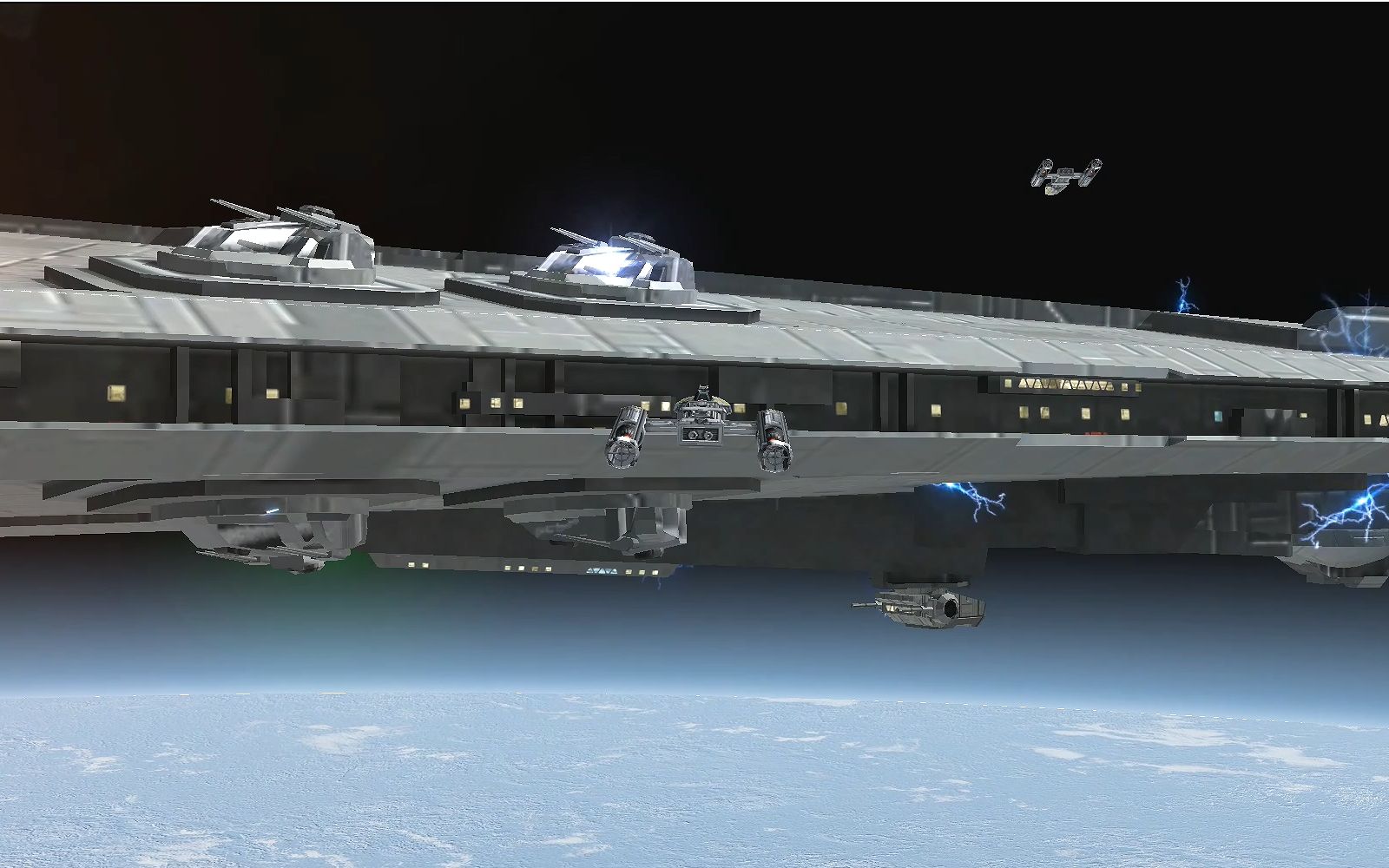 星球大战帝国战争重制版y翼星际轰炸机轰炸追迹者级歼星舰