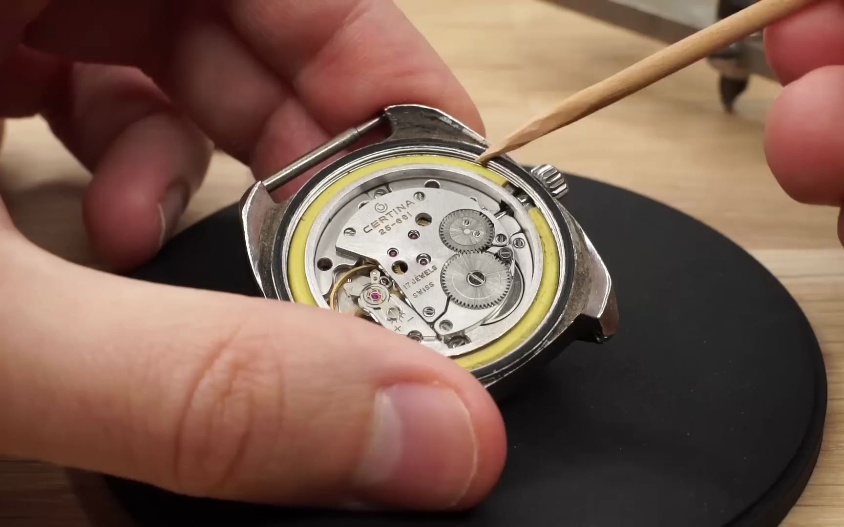 【手工原声】修复手表 | 抛光 | 古董 雪铁纳 certina ds-2 - cal 25