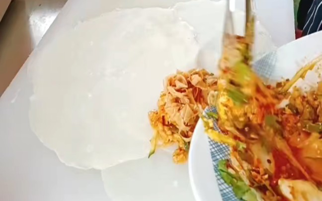 阜陽卷饃,薄而勁道,零添加劑,學員親手操作練習,適合學校門口,小區