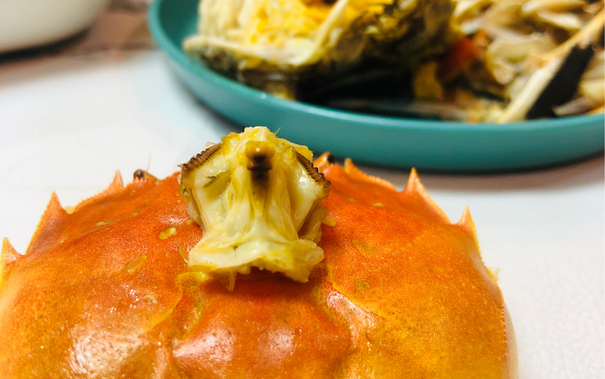 一只蟹里住着一个和尚