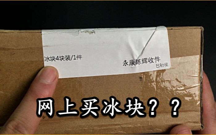 网上也能买冰块?到货开箱后我感觉被骗了!或许这又是一笔智商税的交易哔哩哔哩bilibili