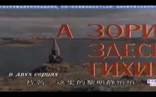 【1972版 这里的黎明静悄悄】根据鲍里斯ⷮŠ瓦西里耶夫经典作品改编哔哩哔哩bilibili