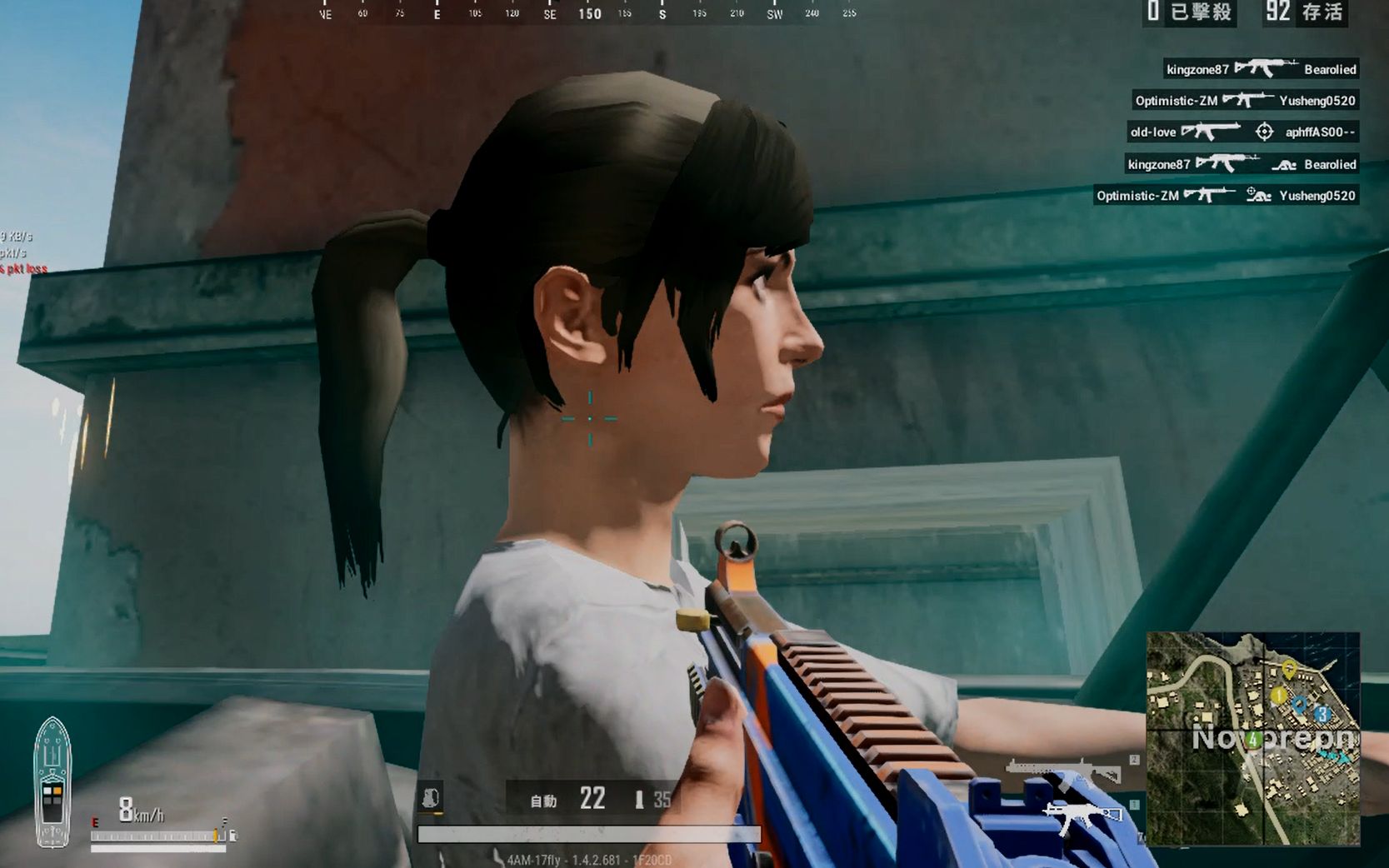 pubg lite 很快啊,这挂就被我射死了