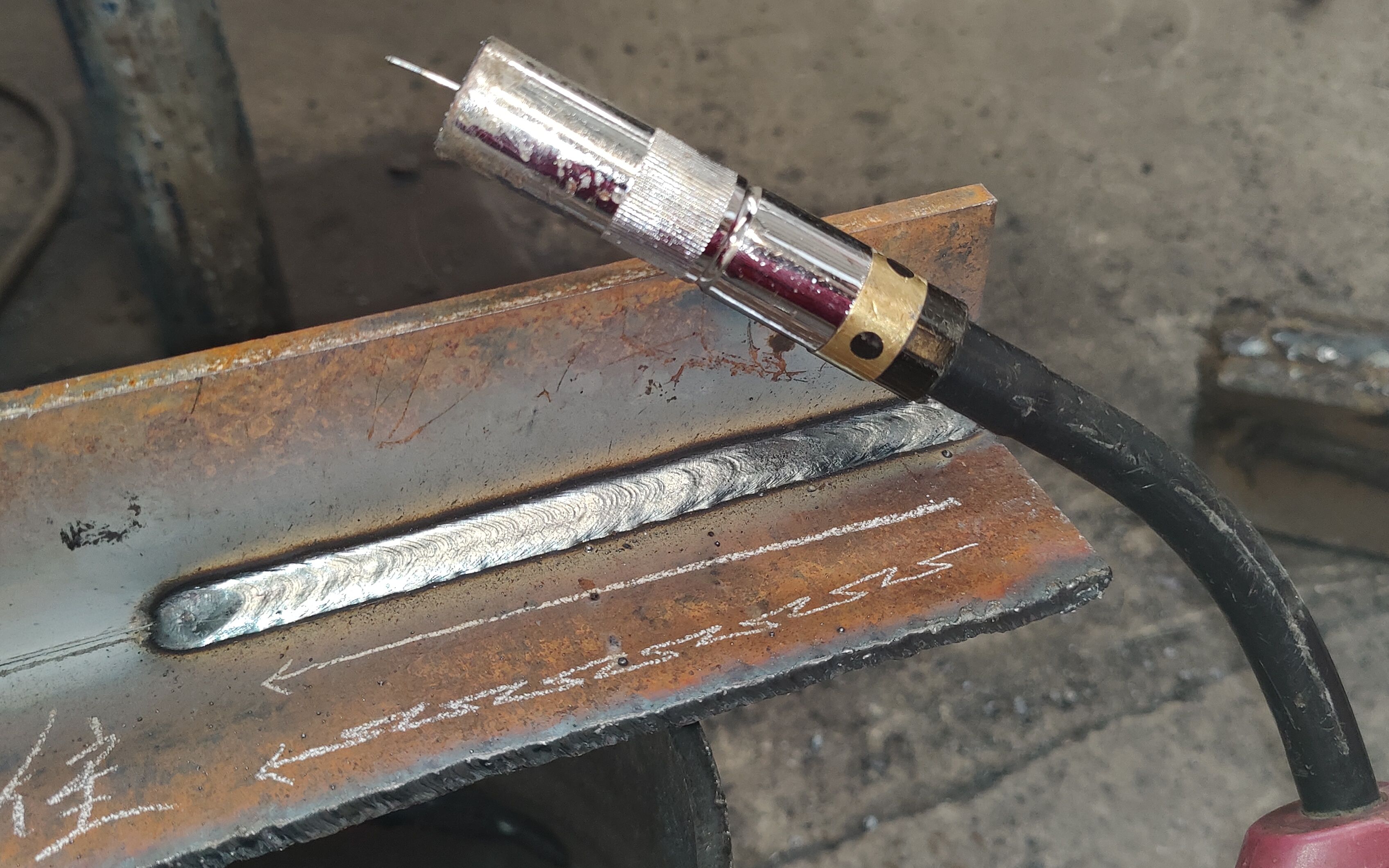 二保焊药芯焊丝平角焊一遍活的焊接方法看完后就学会了