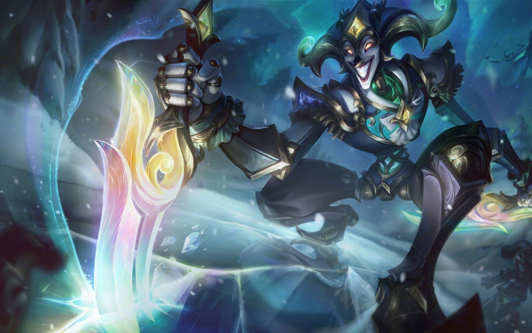 北极星使者:小丑皮肤特效预览!