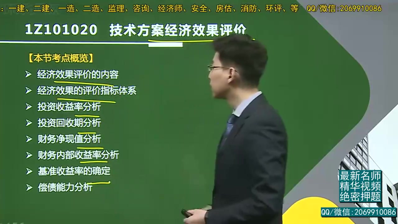 2021年一建工程经济优选题分班03、第一章第3讲工程经济3哔哩哔哩bilibili