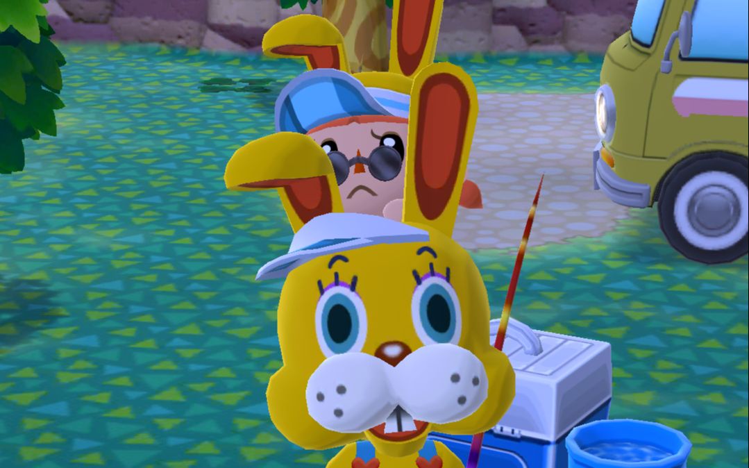 活动作品动森复活节兔子本兔辟谣拉链只是