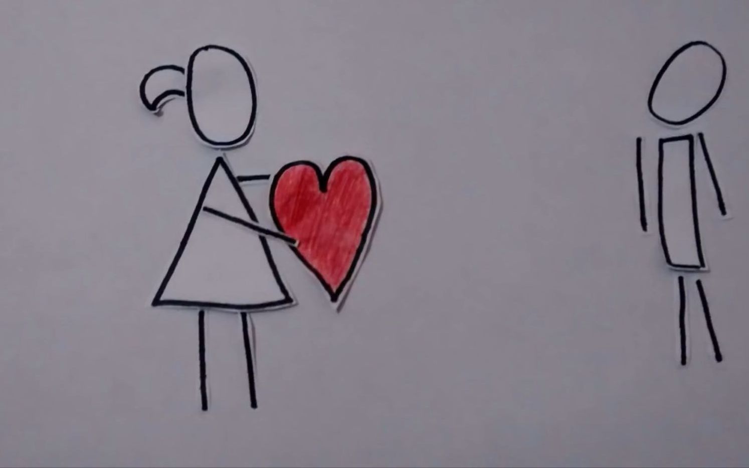 【定格动画】停止运动之纸心