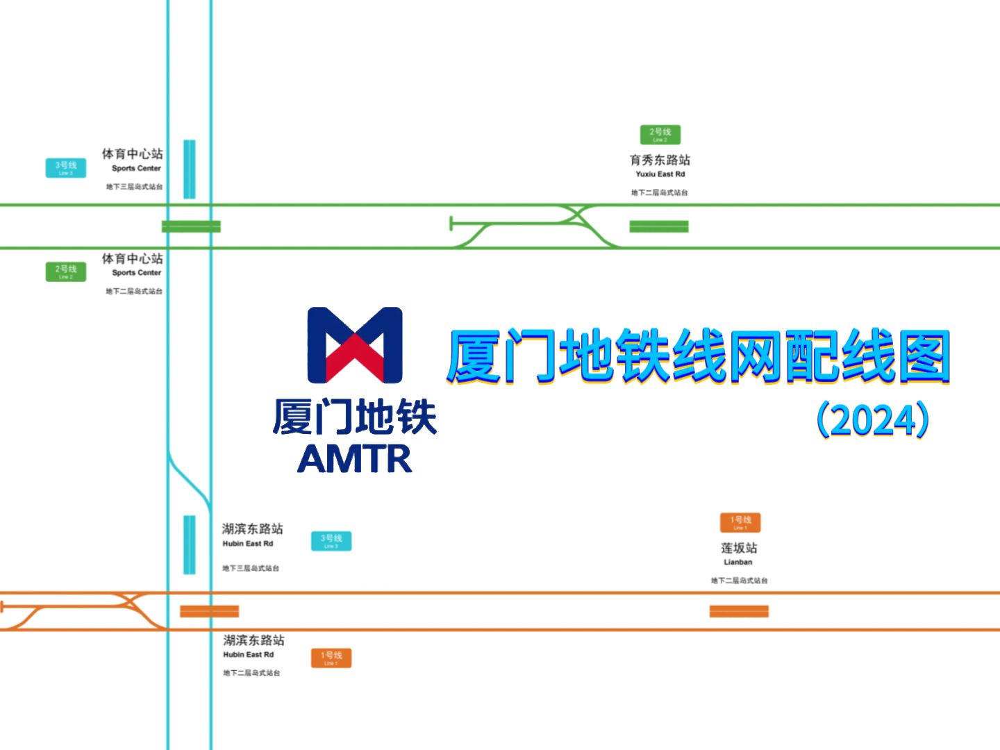 【厦门地铁“十亿”客流献礼/宸汐Chenhsi】我用RMP画出了厦门地铁线网配线图!哔哩哔哩bilibili