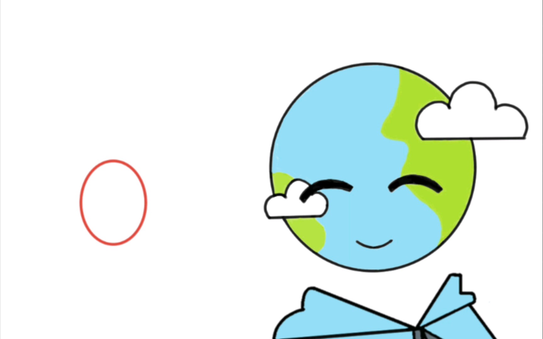 地球妈妈请你把手指放在红圈上