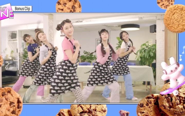 NewJeans五小妹正式围裙厨房版Cookie!好可爱!哔哩哔哩bilibili