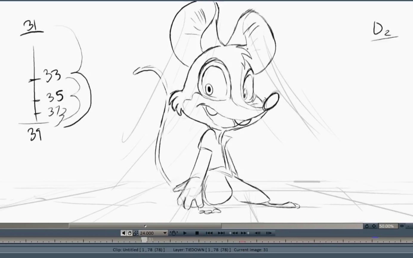 看大神是如何进行中间画(中割)动画的!