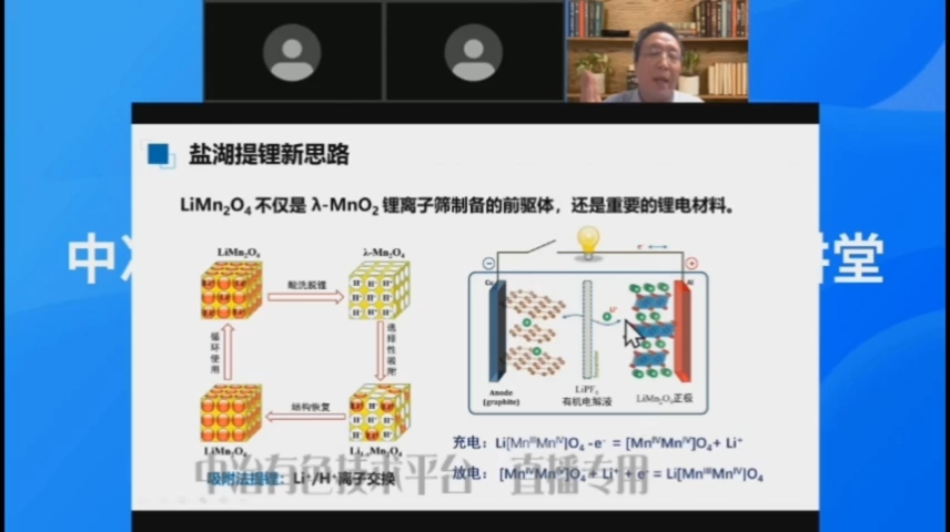 电化学脱嵌法盐湖提锂赵中伟老师精彩报告哔哩哔哩bilibili