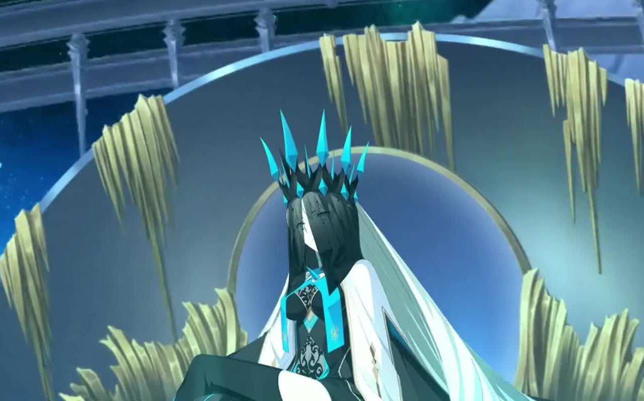 【fgo】摩根(冬之女王)皮肤演示宝具与全技能&攻击动作