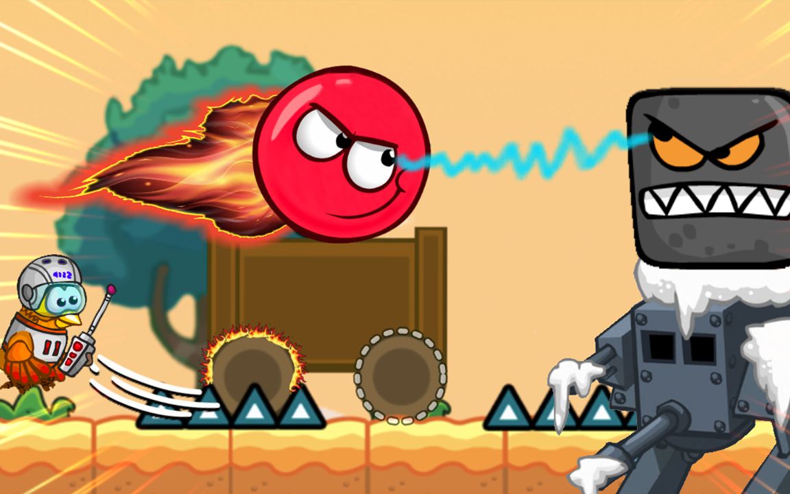 小红球大冒险:进攻就是最好的防守,小红球冲呀!