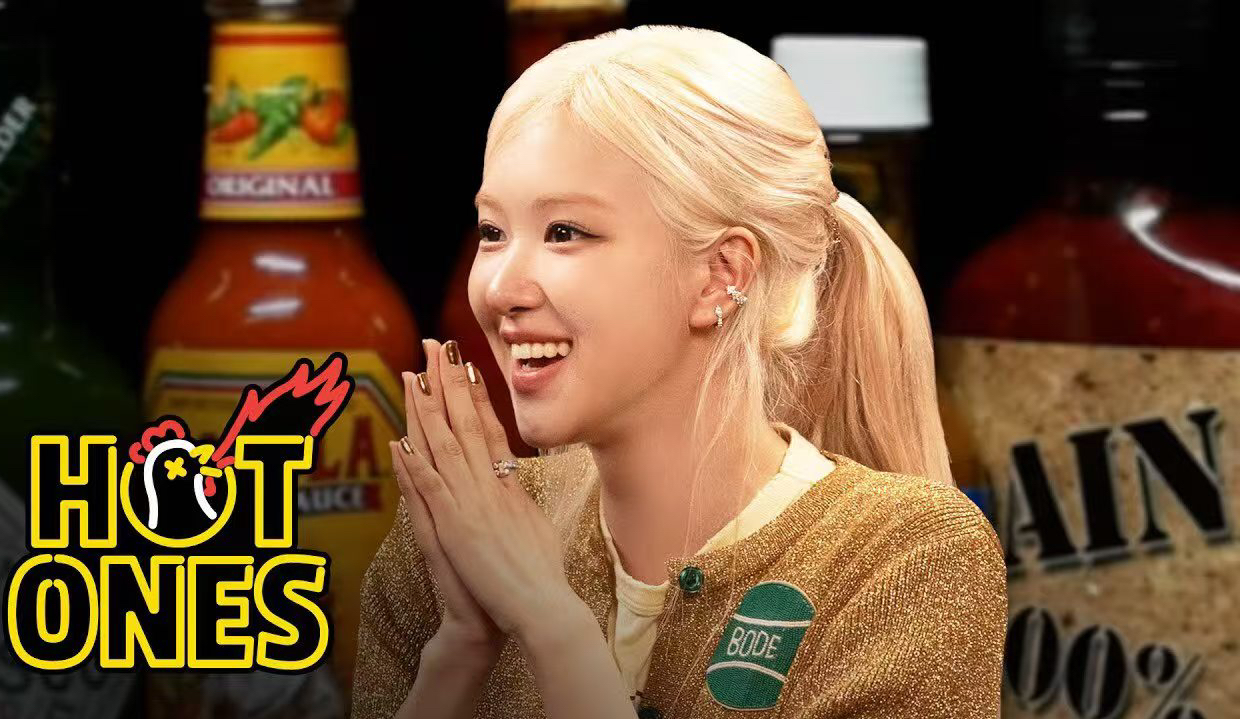 [图]【鱼香肉丝字幕组】241108  ROSÉ朴彩英  Hot Ones 中字