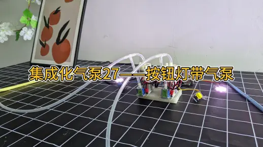 集成化气泵27——按钮灯带气泵