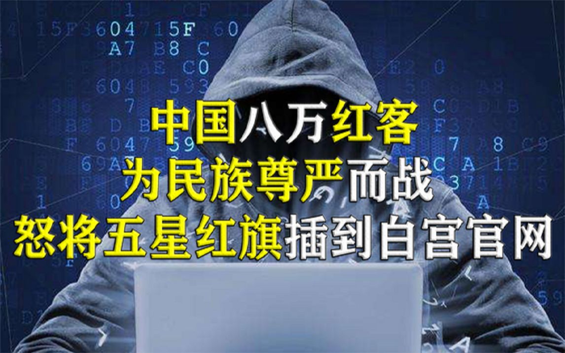 中国红客联盟,为民族尊严而战 ,怒将国旗插到白宫官网哔哩哔哩bilibili