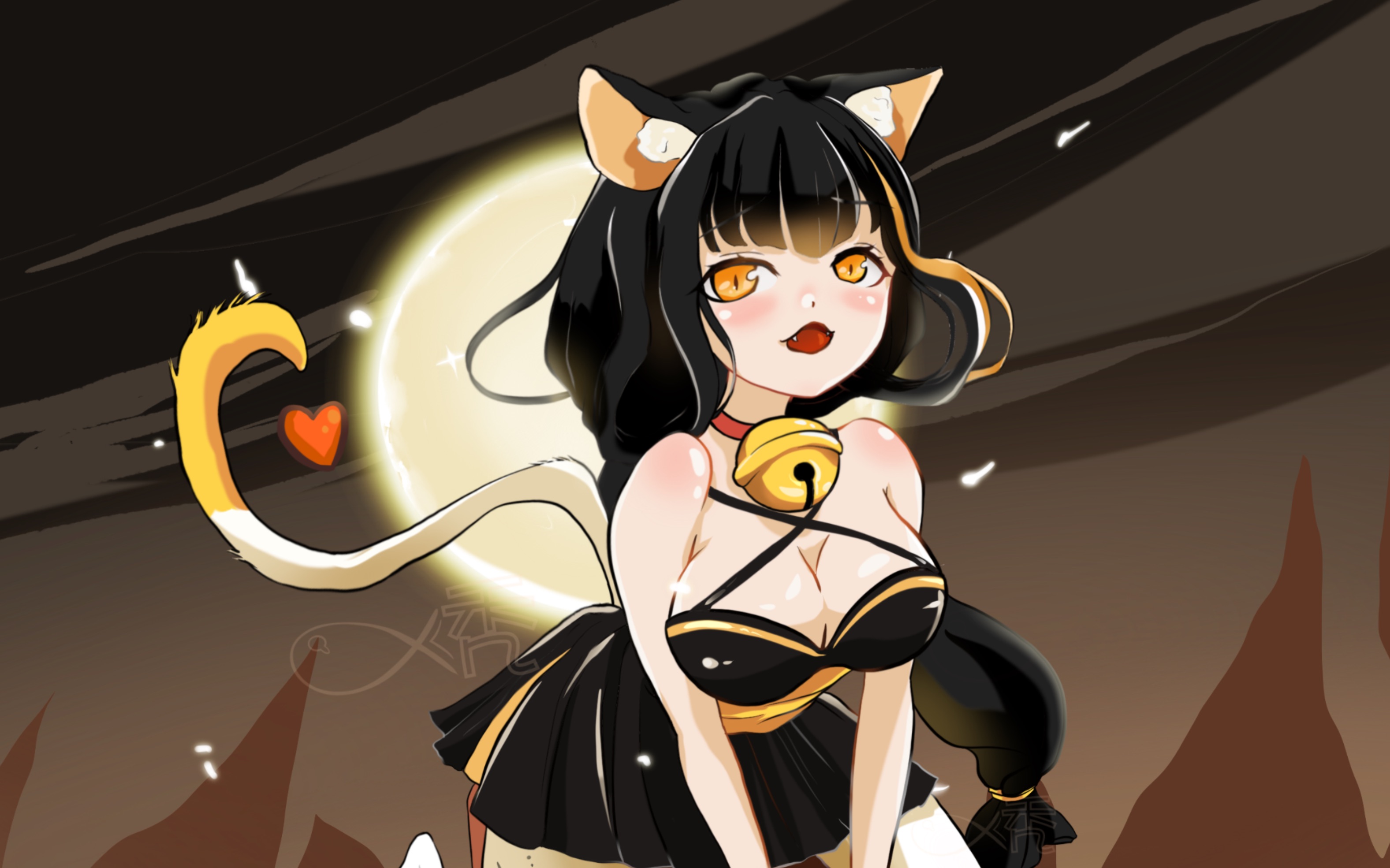 【忍者必须死3】猫灵·琳 限定皮肤 制作过程 (伪