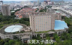 Tải video: 广东东莞，真实实拍东莞黄江镇太子酒店，大门锁着铁条 略显凄凉？