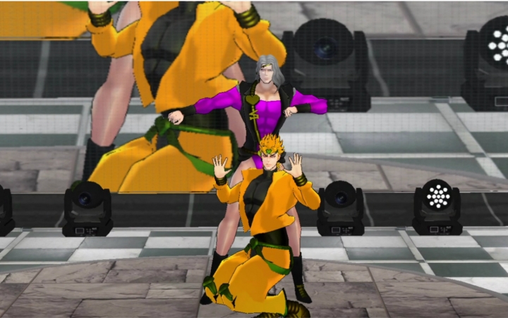 【mmd】diosama和香草冰的舞蹈【jojo】