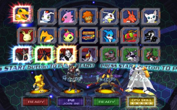 com1小时47分钟34秒ps2数码宝贝格斗编年史闯关得全人物系列视频(hard