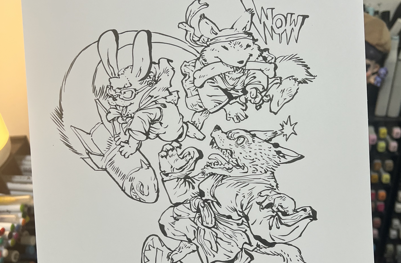 雨田三石手绘涂鸦