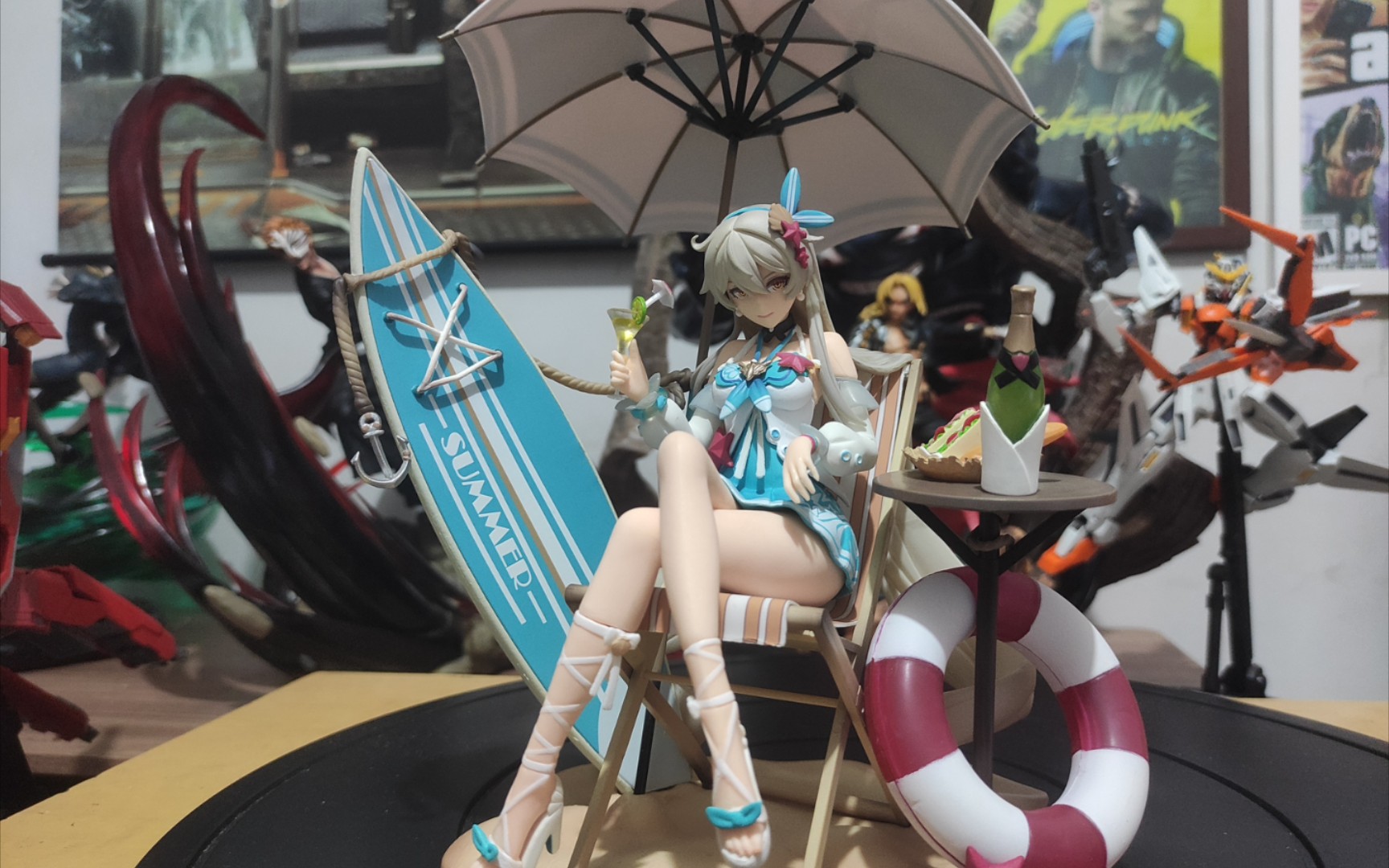 (简单开盒)120拼多多入手祖国版崩坏3泉之精灵,琪亚娜手办开盒.