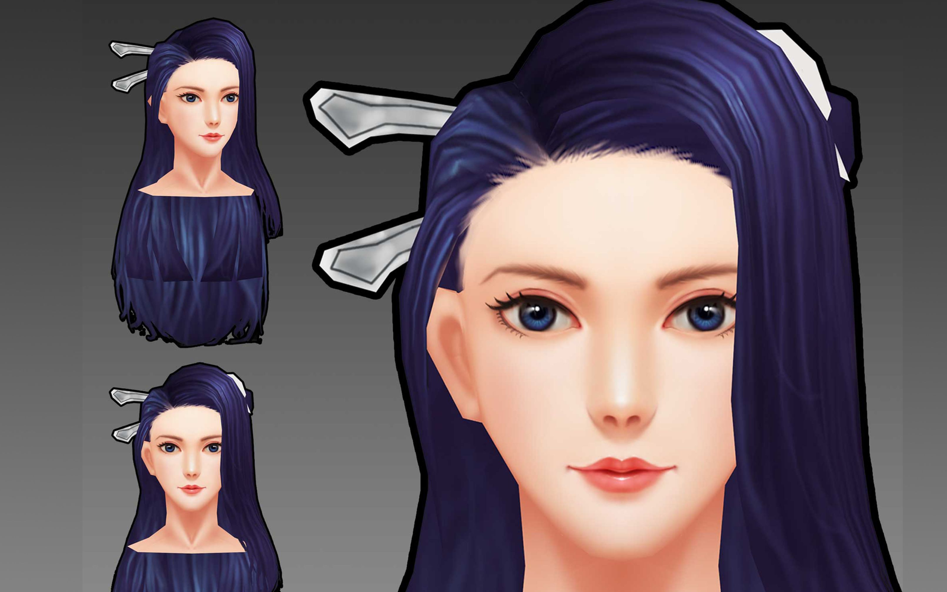 【3dmax bodypaint】游戏手绘角色模型教程案例,模型,贴图教程全流程