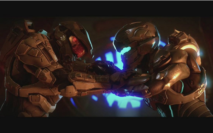 光环5halo5战役模式初体验实况解说第二期洛克你赔我大士官长面罩