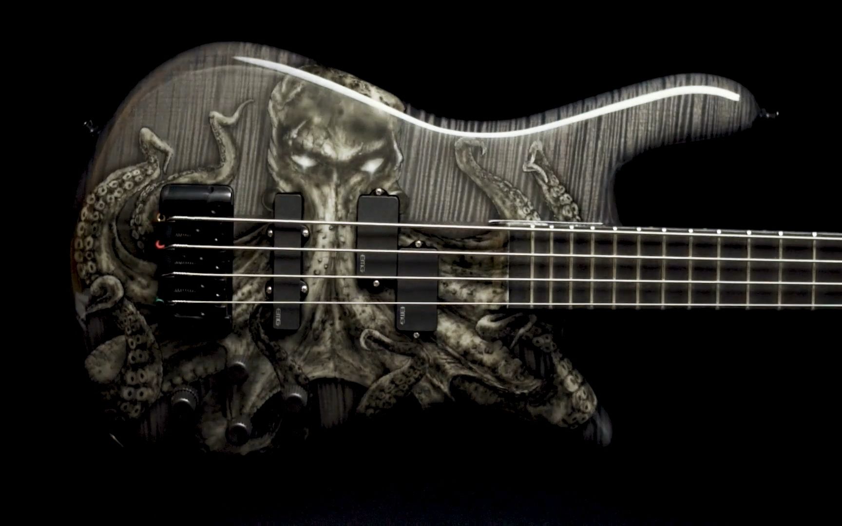 克苏鲁传说 | spector 全球限量款手绘章鱼贝斯即将到货